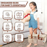 Kids Nursery Storage Organizer-Foldable and Portable for Travelling