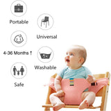 Kids Seat for High Chair Baby Feeding Safety Seat with Strap