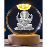 Ganesh Crystal LED Lamp Quirky Home Essentials