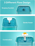 2L Small Pet Water Fountain for Kitten & Small Dogs Quirky Home Essentials