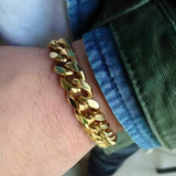 BD Gold Cuban Bracelet Men Jewellery
