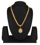 Luxurious Men's Gold Plated Pendant With Chain Vol 6 Jewellery