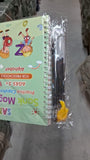 Kids Sank Magic Practice Copybook (4 BOOKS,1 PEN,1 GRIP,10 REFILL)