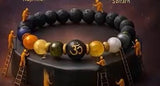 Natural Beads Om Bracelet Jewellery