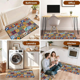 Kitchen Mats For Floor Set (Pack of 2) Quirky Home Essentials