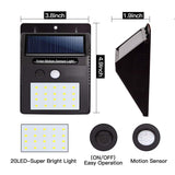Security Light- 20 LED Bright Outdoor Security Lights with Motion Sensor Electronics