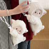 Women Cute Lamb Plush Bag ( Small )