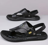 Men's Casual Synthetic Leather Sandal Footwear
