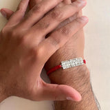 Hanuman Chalisa Protection Silver Plated Bracelet Jewellery