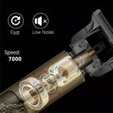 Hair Trimmer For Men Buddha Style Trimmer, Professional Hair Clipper, Adjustable Blade Clipper, Hair Trimmer and Shaver,Retro Oil Head Close Cut Precise hair Trimming Machine (Golden) Beauty & Personal Care