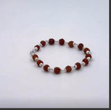 Rudraksha Bracelet Silver Plated Jewellery