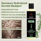 Rosemary Hydrolyzed Keratin Shampoo 200 ml Pack of 2 Beauty & Personal Care