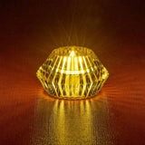 Decorative Led Crystal Diamond Candle	(Pack of 2) Quirky Home Essentials