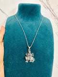 Ambaji Mata Face Pendant with Chain Jewellery