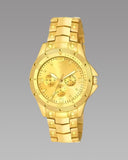 Men's Golden Stainless Steel Watches Accessories