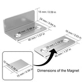 L Shaped Door Magnets Pack of 2 Quirky Home Essentials