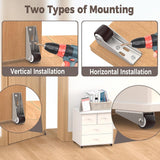 4 Pcs Small Caster Wheel Quirky Home Essentials