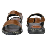 AM PM Men's Daily wear Leather Sandals Footwear