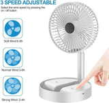 Powerful Rechargeable High Speed Table Desk Fan Electronics