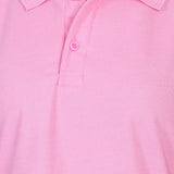 Womens Ketex Pink Cotton Blend Polo Neck Tshirt