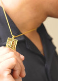 Gold Plated Ganeshji Pendant with Chain Jewellery